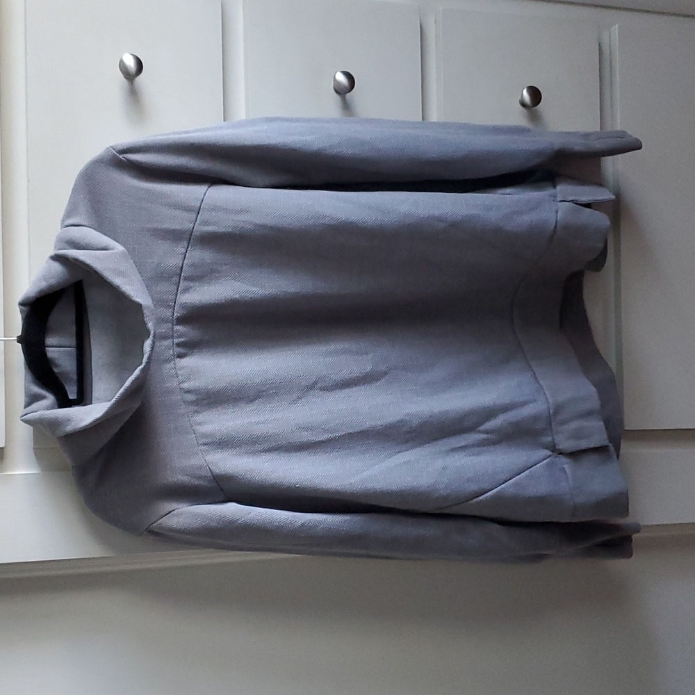 Grey cowlneck sweatshirt